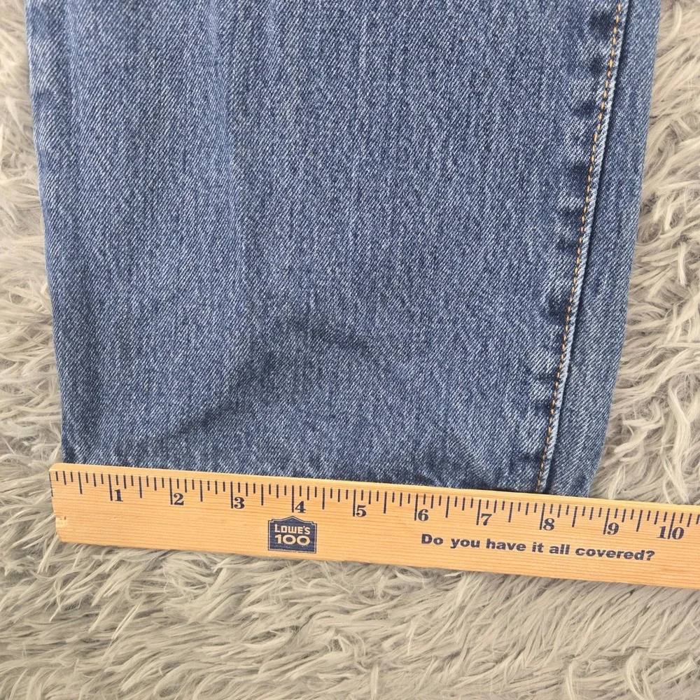 Levis Mens 40x36 Blue 501 Original‎ Fit Straight Leg Button Fly Jeans 11501-0194